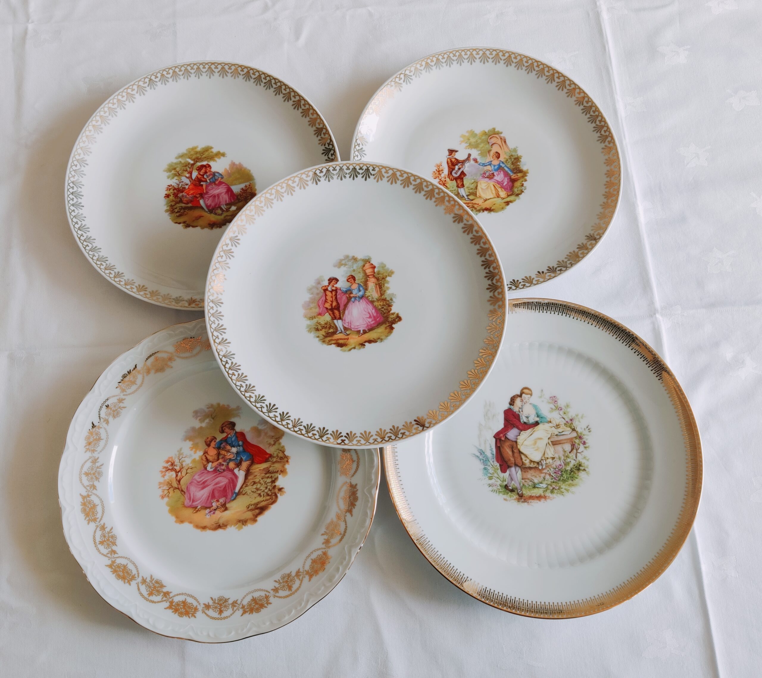 Location vaisselle ancienne Fragonard